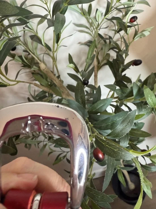 Madewell Red Studded Leather Belt - Picture 6 of 7